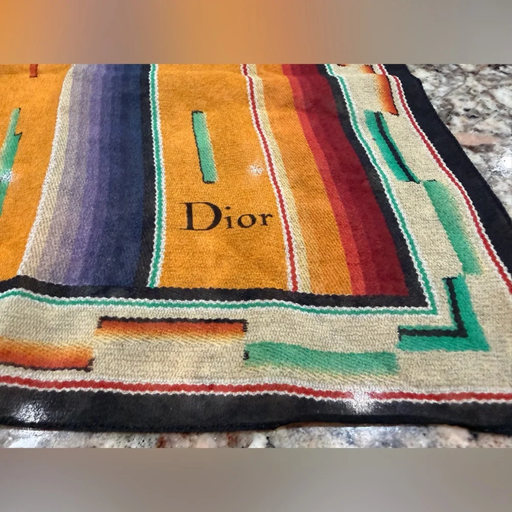 Dior Aztec Silk Scarf